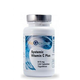 Viogenesis Systemic Vitamin C Plus 120ταμπλέτες Ανοσοποιητικό Σύστημα Ενισχυμένη Βιταμίνη C