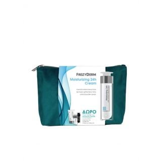 Frezyderm Promo Moisturizing 24h Cream Ενυδατική Προσώπου 50ml & Δώρο Απολέπιση Προσώπου 15ml & Δώρο Κρέμα Ματιών 5ml & Δώρο Velvet Colors Make-Up Medium 2ml