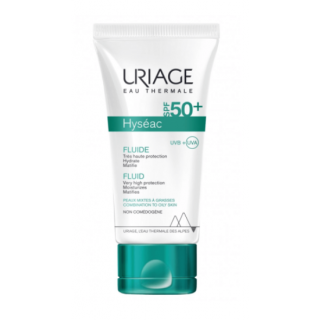 Uriage Hyseac Fluide SPF50+ 50ml Αντιηλιακή Κρέμα για Μικτές - Λιπαρές Επιδερμίδες