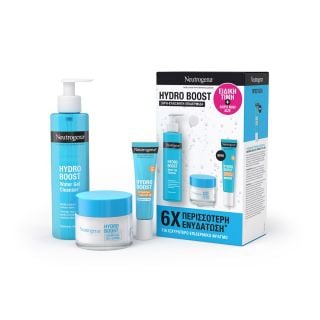 Neutrogena Promo Hydro Boost Water Gel Cleanser 200ml & Gel Cream 50ml & Hydrating Fluid Spf50 15ml