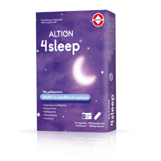 Altion 4Sleep 30 Caps Συμπλήρωμα Διατροφής Κατά της Αϋπνίας