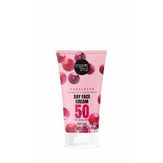 Natura Siberica Organic Shop Sunscreen Day Face Cream SPF50 50ml Αντηλιακή Κρέμα Προσώπου με SPF50 για Λιπαρή-Μικτή Επιδερμίδα