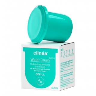 Clinea Water Crush SPF15 Day Cream Refill Ανταλλακτική Συσκευασία Ενυδατικής Κρέμας Ημέρας Με Δείκτη Προστασίας SPF15 50ml
