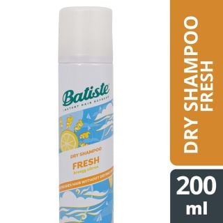 Batiste Fresh Dry Shampoo with Citrus Scent for Freshness & Volume 200ml