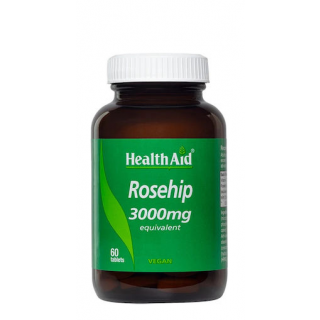 Health Aid Rosehip 3000mg Συμπλήρωμα Διατροφής Με Τριαντάφυλλο Για Το Ανοσοποιητικό Σύστημα 60ταμπλέτες