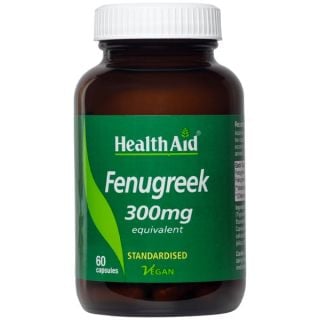 Health Aid Fenugreek 300mg 60caps Συμπλήρωμα Διατροφής με Τριγωνέλλα