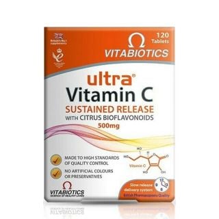 Vitabiotics Ultra Vitamin C 500mg Τόνωση του Ανοσοποιητικού 60κάψουλες