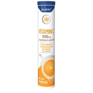 Quest Vitamin C 1000mg 20 Αναβράζοντα Δισκία Βιταμίνη C