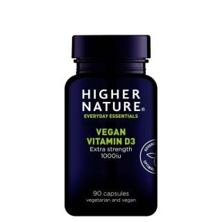 Higher Nature Βιταμίνη D3 Vegan 1000iu 90κάψουλες