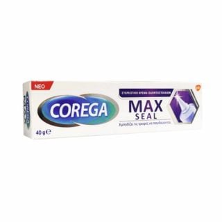 Corega Max Seal Cream 40gr Στερεωτική Κρέμα για Τεχνητή Οδοντοστοιχία