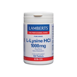 Lamberts L-Lysine 1000mg Λυσίνη 120ταμπλέτες