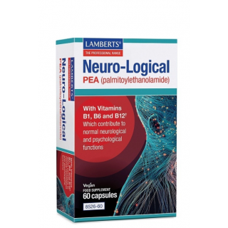 Lamberts Neuro-logical PEA 60κάψουλες για Φυσιολογική Λειτουργία Νευρικού Συστήματος
