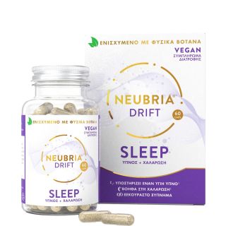 Neubria Drift Sleep Supplement 60κάψουλες Συμπλήρωμα Διατροφής για Ύπνο και Χαλάρωση