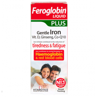 Vitabiotics Feroglobin Plus Liquid Συμπλήρωμα Σιδήρου για Ενήλικες & Παιδιά 200ml