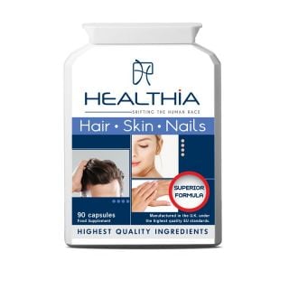 Healthia Hair Skin Nails 90κάψουλες για Μαλλιά, Δέρμα & Νύχια