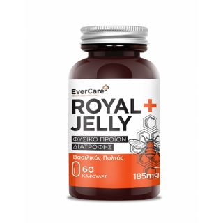 Evercare Royal Jelly 185mg Βασιλικός Πολτός 60κάψουλες