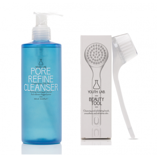 Youth Lab Promo Pore Refine Cleansing Gel for Face & Eyes for Combination/oily skin & Free Beauty Tool