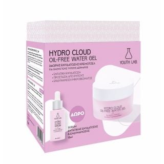Youth Lab Promo Hydro Cloud Μη Λιπαρό Κρεμοτζέλ Προσώπου 50ml & Δώρο Hydro Cloud Ορός Ενυδάτωσης Προσώπου 15ml