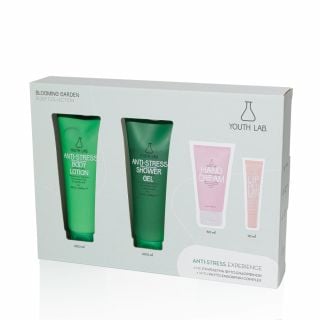 Youth Lab Promo Blooming Garden Anti-Stress Αφρόλουτρο 200ml & Γαλάκτωμα Σώματος 200ml & Κρέμα Χεριών 50ml & Lip Plump Nude 10ml