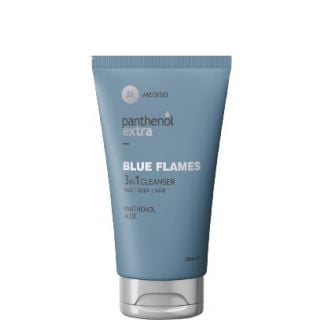 Panthenol Extra Blue Flames 3-in-1 Gel Cleanser 200ml Ανδρικό Αφρόλουτρο & Σαμπουάν για Πρόσωπο, Σώμα & Μαλλιά