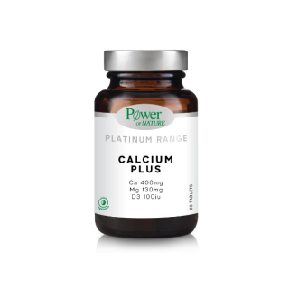 Power Health Calcium Plus (Ca 400 mg + Mg 130 mg + D3 2,5μg) Ασβέστιο 30 Tabs 