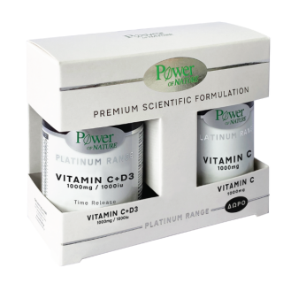 Power Health Promo Vitamin C 1000mg + D3 1000IU 30Tabs & Vitamin C 1000mg 20Tabs