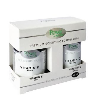 Power Health Promo Platinum Βιταμίνη E 400IU 30κάψουλες & Δώρο Βιταμίνη C 1000mg 20κάψουλες