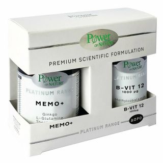 Power Health Promo Platinum Range Memo+ 30κάψουλες & Δώρο B-Vit 12 Βιταμίνη Β12 20κάψουλες