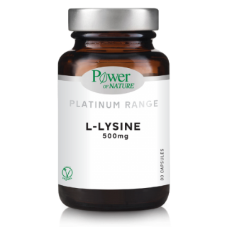Power Health Platinum Range L-Lysine of High Purity and Efficiency 500mg 30caps