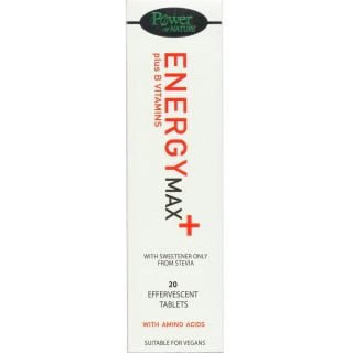 Power Health Energy Max+ B Vitamins Tutti Frutti Flavoured 20 Effervescent Tablets