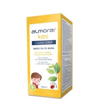 Elpen Almora Plus Kids Cough Syrup 120ml Παιδικό Σιρόπι για τον Ξηρό & Παραγωγικό Βήχα 1y+