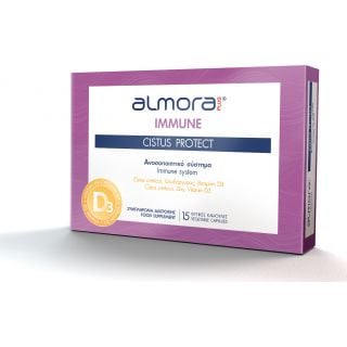 Elpen Almora Plus Immune Cistus Protect 15φυτ.κάψουλες Συμπλήρωμα Διατροφής για το Ανοσοποιητικό