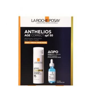 La Roche Posay Promo Anthelios Αντηλιακή Κρέμα κατά της Φωτογήρανσης SPF50+ 50ml & Δώρο Pure Hyalu B5 Αντιρυτιδικος Ορός 10ml