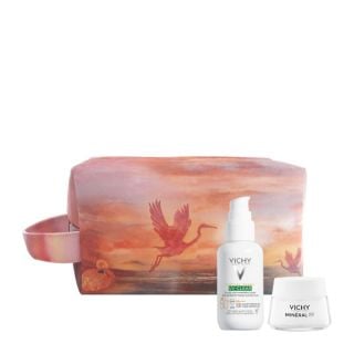 Vichy Promo Capital Soleil UV-Clear Spf50+ Fluid Sunscreen Against Blemishes 40ml & Mineral 89 Moisture Boosting Cream 15ml
