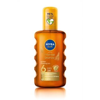 Nivea Sun Carotene Sun Oil Spray SPF6 200ml Λάδι Μαυρίσματος Βιταμίνη Ε & Καροτίνη