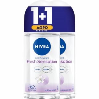 Nivea Promo Fresh Sensation 72h Αντιιδρωτικό Αποσμητικό 2x50ml