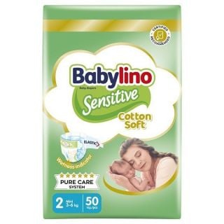 Babylino Sensitive Πάνες με Αυτοκόλλητο No. 2 για 3-6kg 150τμχ