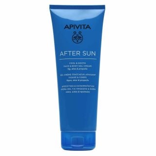 Apivita After Sun Cool & Smooth Face & body Gel-Cream 200ml Δροσιστική & Καταπραϋντική Κρέμα-gel για Πρόσωπο και Σώμα