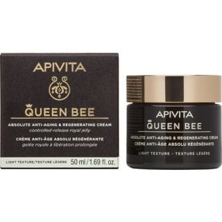 Apivita Queen Bee Νέα Kρέμα Απόλυτης Αντιγήρανσης & Αναγέννησης Ελαφριάς Υφής 50ml