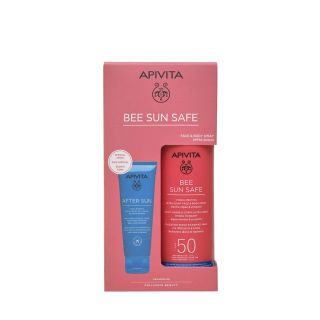 Apivita Promo Bee Sun Safe Ενυδατικό Spray Ελαφριάς Υφής για Πρόσωπο & Σώμα SPF50 200ml & After Sun Κρέμα-Gel για Πρόσωπο & Σώμα 100ml