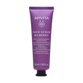 Apivita Face Scrub with Bilberry Κρέμα Απολέπισης για Λάμψη με Μύρτιλλο 50ml