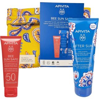 Apivita Promo Anti-Spot & Anti-Age Αντηλιακή Προσώπου Κατά των Πανάδων και των Ρυτίδων spf50 50ml & Δροσιστικό και Καταπραϋντικό After Sun 100ml 100ml