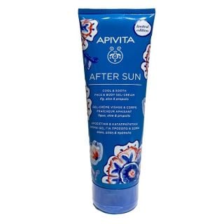 Apivita After Sun Cool & Sooth Limited Edition Face & Body Gel-Cream with Fig, Aloe & Propolis 200ml