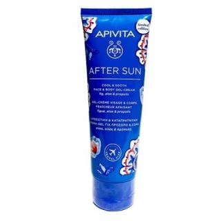 Apivita After Sun Cool & Sooth Limited Edition Face & Body Gel-Cream with Fig, Aloe & Propolis 100ml