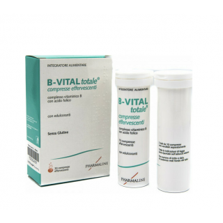 Pharmaline B-Vital Totale Complex Σύμπλεγμα Βιταμινών Β με φολικό οξύ 20ταμπλέτες