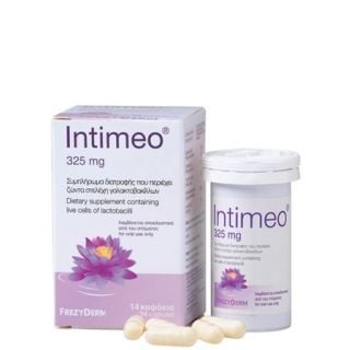 Frezyderm Intimeo® 325mg 14 Καψάκια Συμπλήρωμα Διατροφής με Ζώντα Στελέχη Γαλακτοβακίλλων