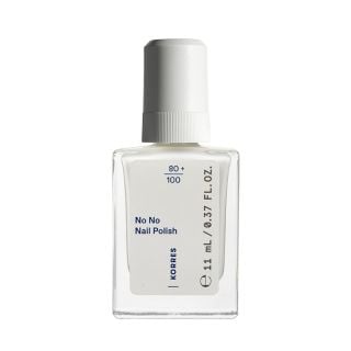 Korres No No Nail Polish 02 Milky White 11ml Βερνίκι Νυχιών με Εφέ Τζελ