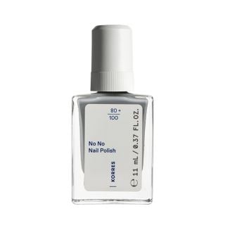 Korres No No Nail Polish 75 Foggy Blue 11ml Βερνίκι Νυχιών με Εφέ Τζελ