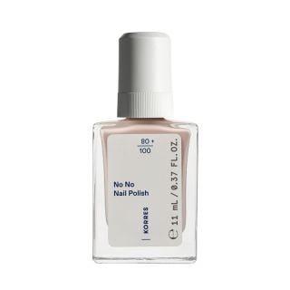 Korres No No Nail Polish 25 Beigy Pink 11ml Βερνίκι Νυχιών με Υφή Τζελ