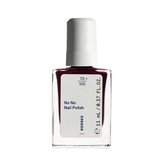 Korres No No Nail Polish 59 Burgundy Red 11ml Βερνίκι Νυχιών με Εφέ Τζελ